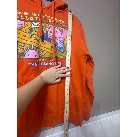 Independent Trading Company "Yoshimi Battles the Pink Robots" Orange Hoodie - Picture 10 of 12